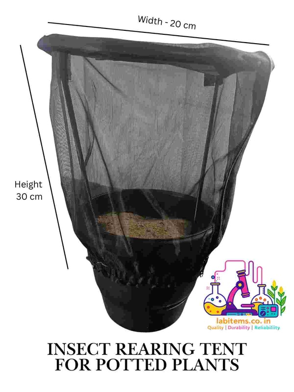 Insect rearing tent for potted plants flek-autofold-potteddome-2030
