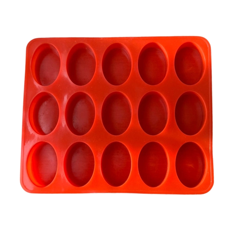 Silicon Mold Oval - 15 Cavity - 25g