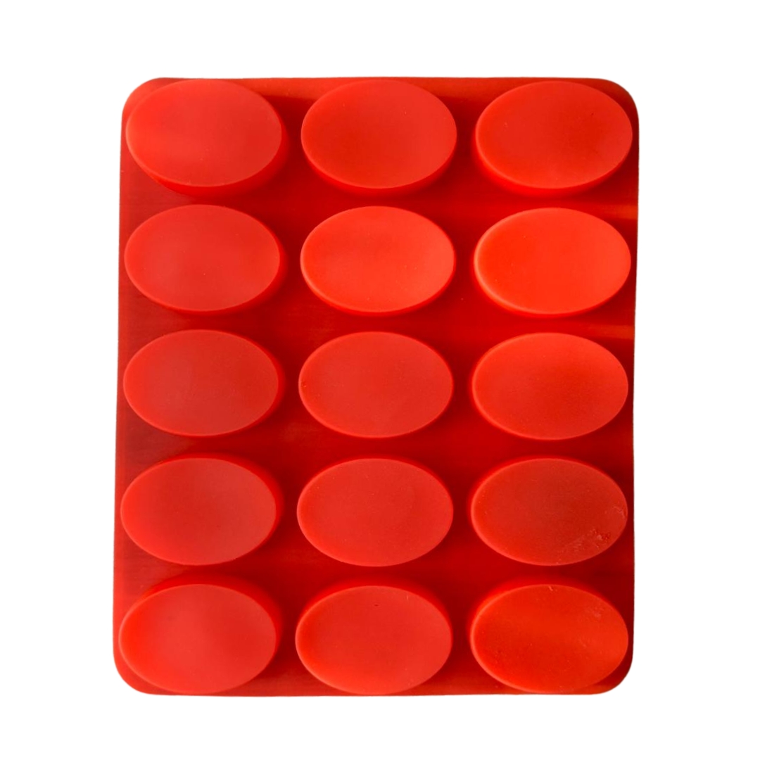 Silicon Mold Oval - 15 Cavity - 25g