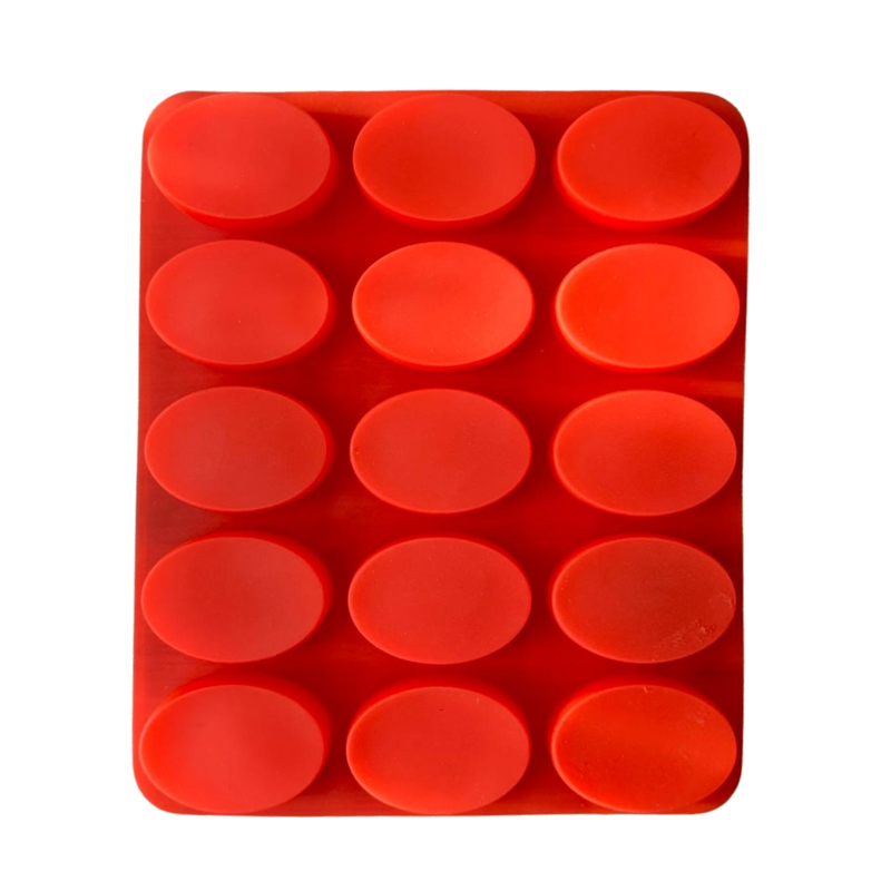 Silicon Mold Oval - 15 Cavity - 25g