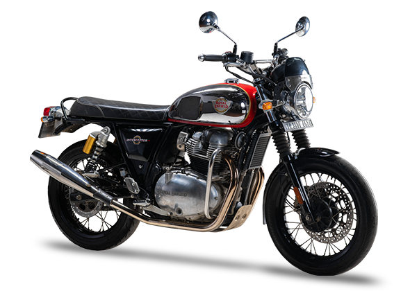 Silver Stallion Slip-On Exhaust for Royal Enfiield Interceptor 650 / Continental GT 650 Silver Stallion Slip-On Exhaust for Royal Enfiield Interceptor 650 / Continental GT 650