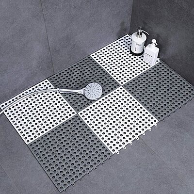 Interlocking mat for Bathroom Floor Shower Room Pack of 4 Interlocking mat for Bathroom Floor Shower Room Pack of 4