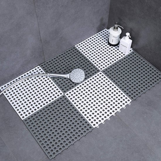 Interlocking mat for Bathroom Floor Shower Room Pack of 4 Interlocking mat for Bathroom Floor Shower Room Pack of 4