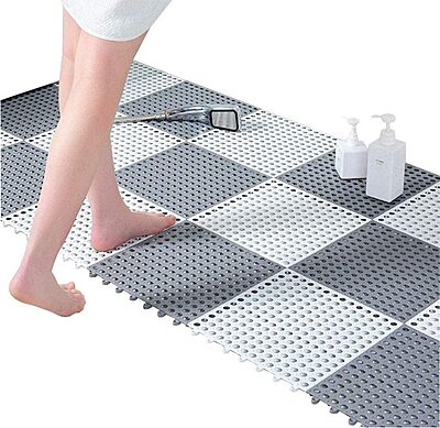 Interlocking mat for Bathroom Floor Shower Room Pack of 4 Interlocking mat for Bathroom Floor Shower Room Pack of 4
