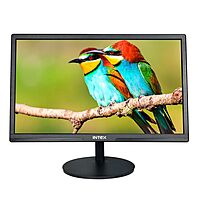 Intex 54.61 cm (21.5 inch) HD LED Backlit VA Panel Monitor (IT-2401) with 5 ms Response Time, 60 Hz Refresh Rate, Anti-Glare Screen, High Brightness, Realistic Colors for Enhanced Viewing Experience