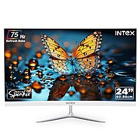 Intex 60.9 CM (24 Inch) Full HD Curved Backlight LED Monitor | VA Panel, 100Hz Refresh Rate with 1920x1080 Pixels | 5ms Reponse Time, Framless, Sleek Metal Stand with Built-in Speaker Intex 60.9 CM (24 Inch) Full HD Curved Backlight LED Monitor | VA Panel, 100Hz Refresh Rate with 1920x1080 Pixels | 5ms Reponse Time, Framless, Sleek Metal Stand with Built-in Speaker