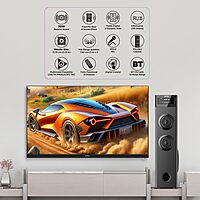 Intex 700-S Multimedia 70 W Bluetooth Tower Speaker | Wired Karaoke Mic | Party Speaker & 5.25 Inch Woofer | LED Display & Bluetooth v5.2 | Fully Remote Control (Black) Intex 700-S Multimedia 70 W Bluetooth Tower Speaker | Wired Karaoke Mic | Party Speaker & 5.25 Inch Woofer | LED Display & Bluetooth v5.2 | Fully Remote Control (Black)