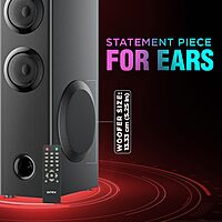 Intex 700-S Multimedia 70 W Bluetooth Tower Speaker | Wired Karaoke Mic | Party Speaker & 5.25 Inch Woofer | LED Display & Bluetooth v5.2 | Fully Remote Control (Black) Intex 700-S Multimedia 70 W Bluetooth Tower Speaker | Wired Karaoke Mic | Party Speaker & 5.25 Inch Woofer | LED Display & Bluetooth v5.2 | Fully Remote Control (Black)