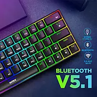 Intex Caliber Pro Keyboard RGB LED light Mechanical blue switch IT-WLKB011 Wireless Standard Gaming Keyboard Compatible with Desktop, Laptop, Mac Caliber Pro (Black) Intex Caliber Pro Keyboard RGB LED light Mechanical blue switch IT-WLKB011 Wireless Standard Gaming Keyboard Compatible with Desktop, Laptop, Mac Caliber Pro (Black)
