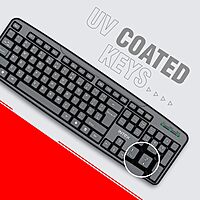 Intex Corona G IT-KB333 USB Wired Keyboard Spill-Resistant, Plug & Play, 80 Lakh Keystroke Life, Checkered Design, 1.2m Cable for Desktop & Laptop Intex Corona G IT-KB333 USB Wired Keyboard Spill-Resistant, Plug & Play, 80 Lakh Keystroke Life, Checkered Design, 1.2m Cable for Desktop & Laptop