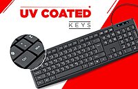 Intex Genie IT-KB332 USB Wired Keyboard & Mouse Combo | 104 Keys, Spill-Resistant, 80 Lakh Keystroke Life, Plug & Play, UV Coated Keys, Checkered Design Intex Genie IT-KB332 USB Wired Keyboard & Mouse Combo | 104 Keys, Spill-Resistant, 80 Lakh Keystroke Life, Plug & Play, UV Coated Keys, Checkered Design