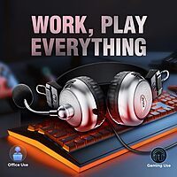 Intex MAGNA W USB Headphone IT-HP 103 – 40mm Driver, Built-in Mic, Cushioned Earcups, Plug & Play, USB Wired Headset for PC & Laptop Intex MAGNA W USB Headphone IT-HP 103 – 40mm Driver, Built-in Mic, Cushioned Earcups, Plug & Play, USB Wired Headset for PC & Laptop