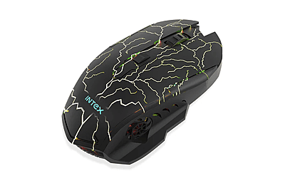 Intex Max 01 Wired Gaming Mouse – 1200 DPI, USB, Plug & Play, 10 Lakh Clicks