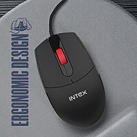 Wired Optical Mouse – 1000 DPI, Smooth Scroll, USB, Ergonomic Design