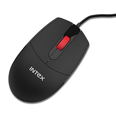 Wired Optical Mouse – 1000 DPI, Smooth Scroll, USB, Ergonomic Design