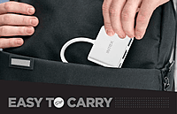 Intex Xtreme-100 3-in-1 USB Hub | 4K/30Hz HDMI Output, USB 3.0 Port, 87W PD Charging, Metallic Finish, Plug & Play, High-Speed Data Transfer