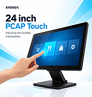 PCAP Touch Monitor 24 inch IPS Full HD with HDMI/VGA & USB Touch