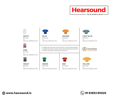 Inventis Tympanometer Tips set