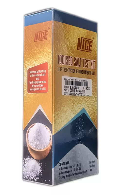 Iodised Salt Test Kit 100Test NICE