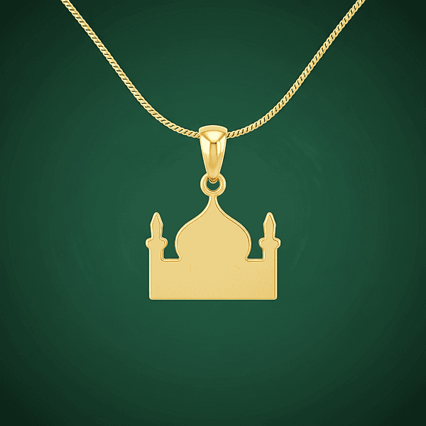 Islamic Mosque Dome Solid Pendant