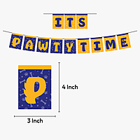 The Magic Balloons - Dog Theme Birthday Balloons With A Banner Latex Balloons For Dog Birthday Party Pack of 21pcs With Dog Print Perfect For Dog Parties and Dog Lovers Party Suppliers