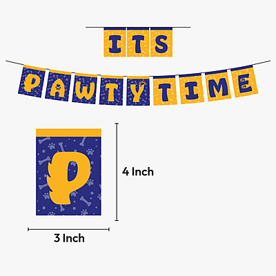 The Magic Balloons - Dog Theme Birthday Balloons With A Banner Latex Balloons For Dog Birthday Party Pack of 21pcs With Dog Print Perfect For Dog Parties and Dog Lovers Party Suppliers