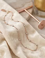 18 kt Gold Rosé Stardust Italian Chain