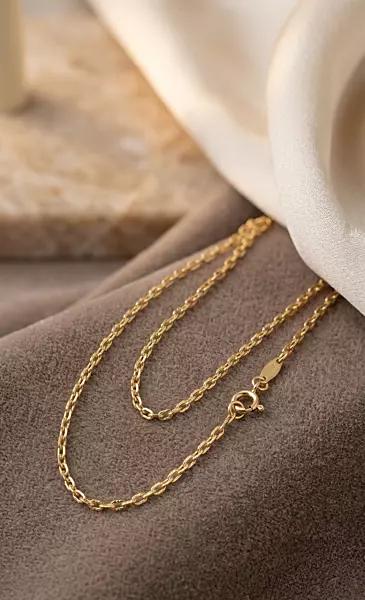 18 kt Gold Milanese Link Chain