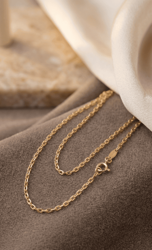 18 kt Gold Milanese Link Chain