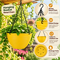 9 inch Hanging Basket Metal Chain