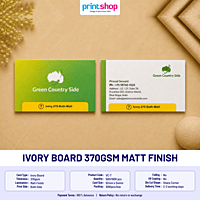 Ivory Board 370gsm Matt Finish