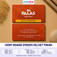 Ivory Board 370gsm Velvet Finish