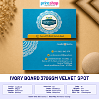 Ivory Board 370gsm Velvet Spot
