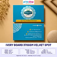 Ivory Board 370gsm Velvet Spot