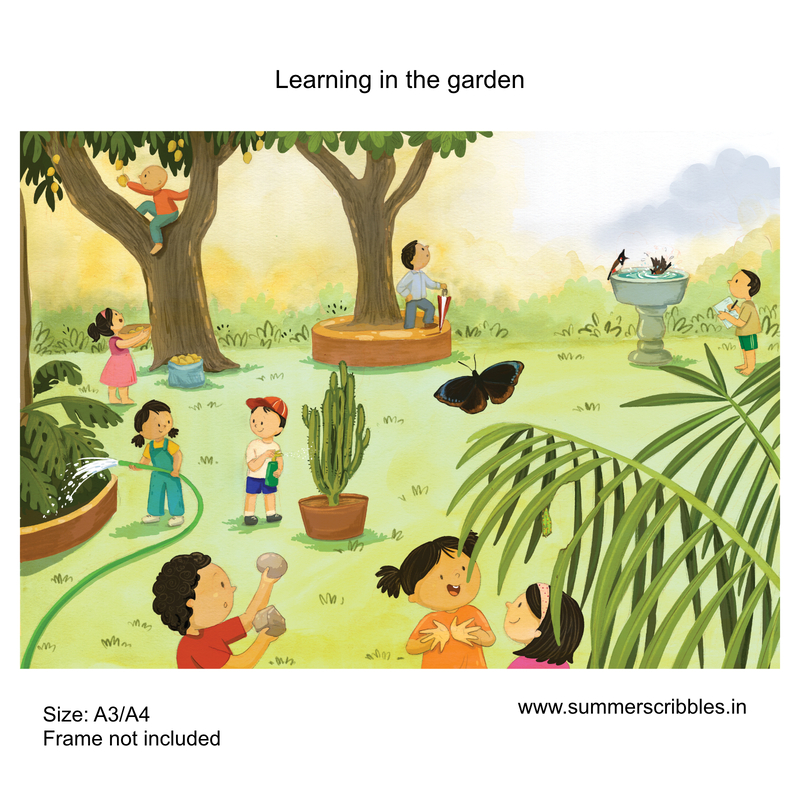 Learning in the garden- Learning Gardens Living Museums