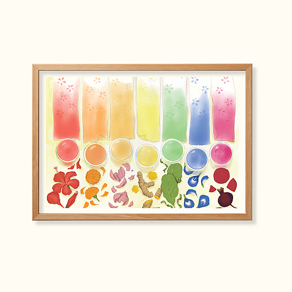 Colours from nature- Learning Gardens Living Museums