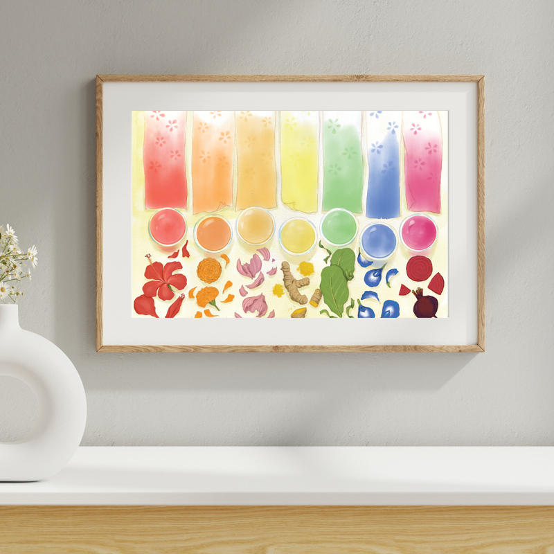 Colours from nature- Learning Gardens Living Museums