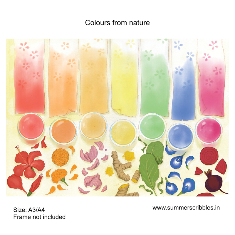Colours from nature- Learning Gardens Living Museums