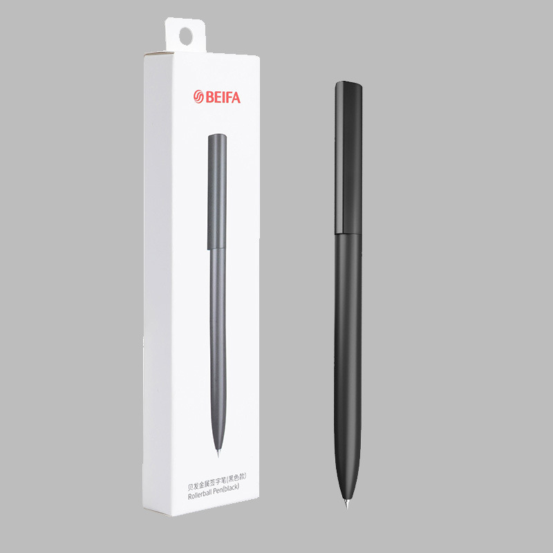 Beifa Twistable Metal Gel Pen Black 0.5 GD977400