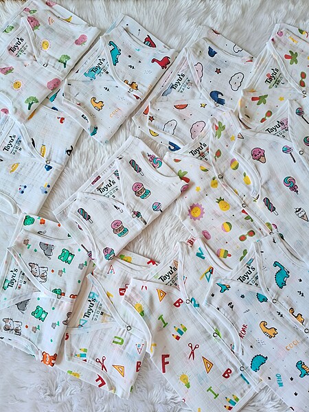 Muslin Jabla-Pack of 15 Combo