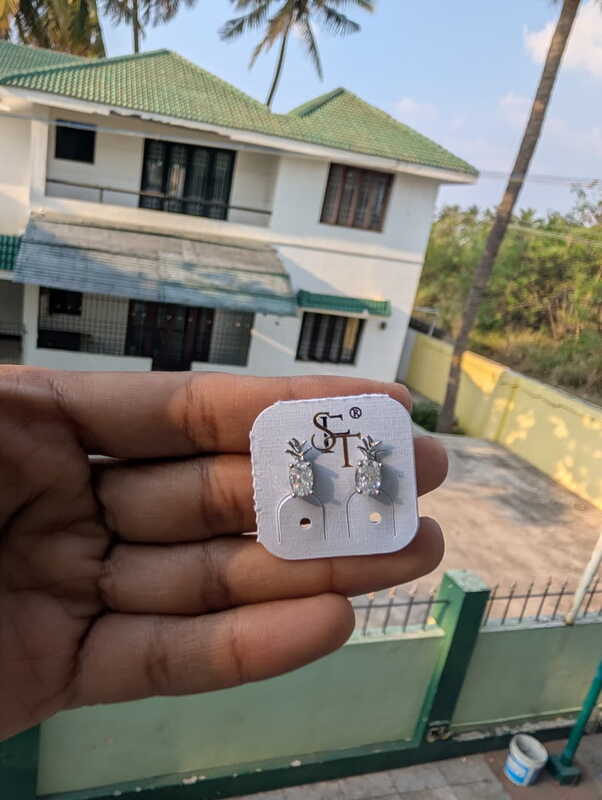 Pineapple Ad Earring (JAD149)