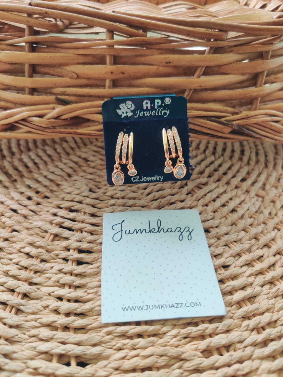 AD STONE RING EARING JAD383