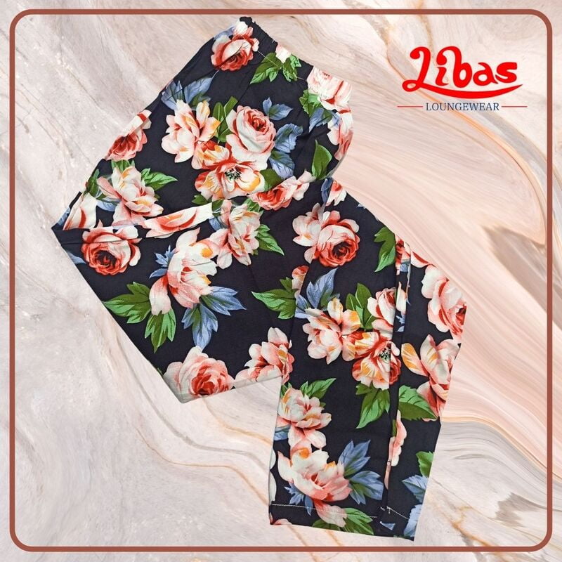 Floral Printed Women's Pyjama From Libas Loungewear - PPJ001 Floral Printed Women's Pyjama From Libas Loungewear - PPJ001