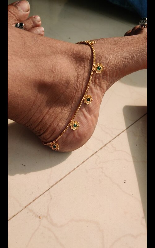 Flower anklet JAN03