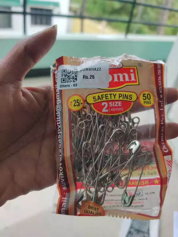 safety pin 2 size
