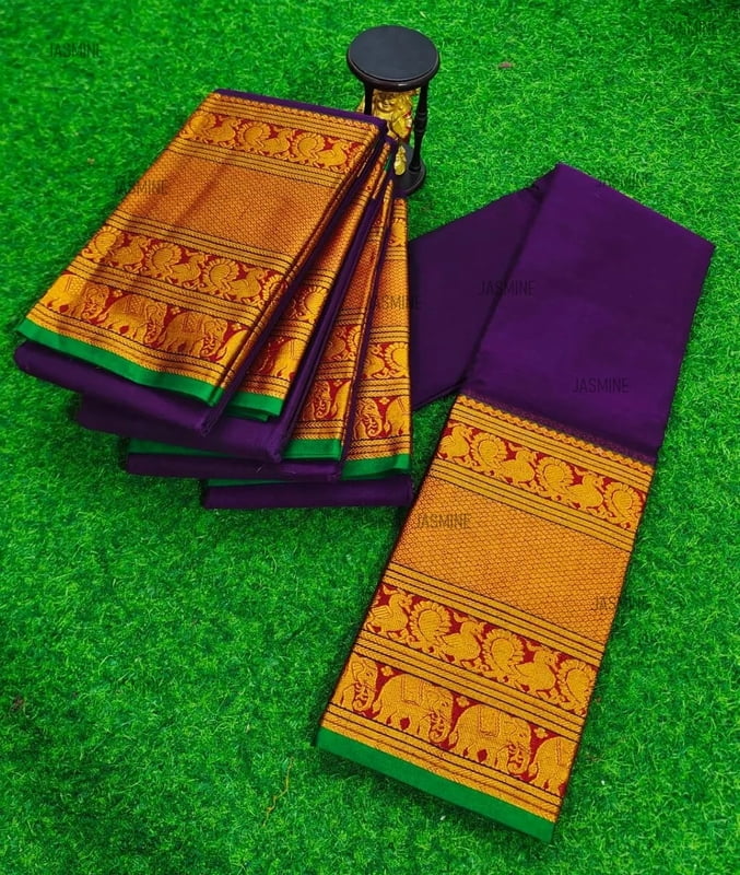 Jayashree - जयश्री ( Narayanpet Big Border - Purple )