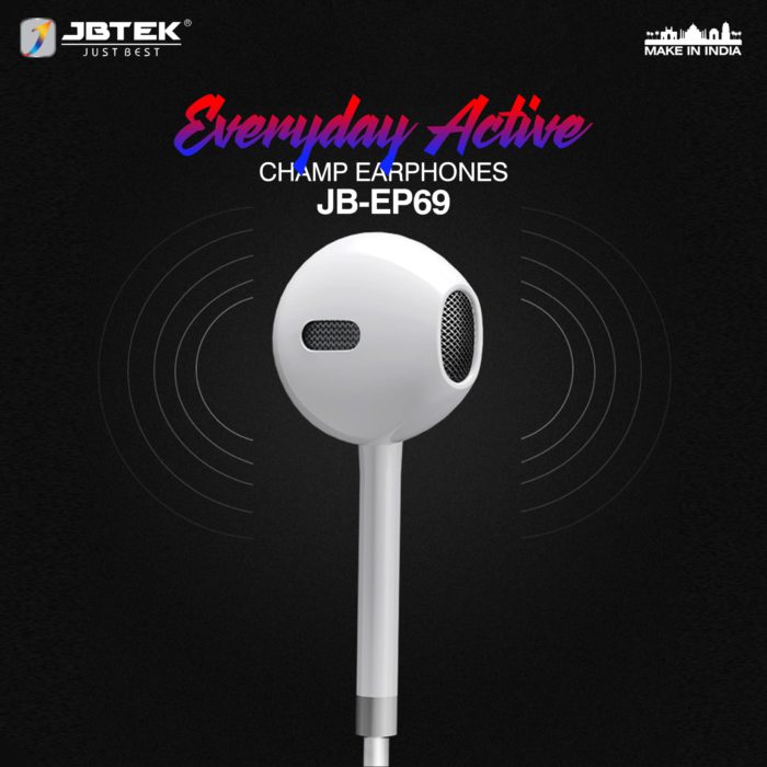 JBTEK JB-EP69 3.5mm Audio Jack Wired Headset (White, In the Ear) JBTEK JB-EP69 3.5mm Audio Jack Wired Headset (White, In the Ear)