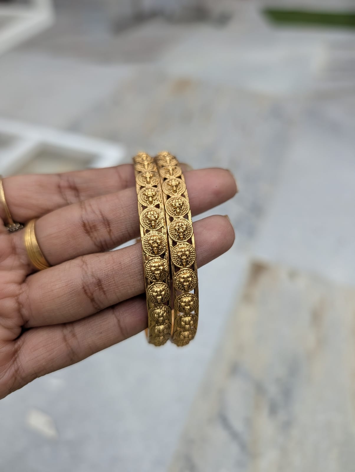 Fancy Oxidised Beads Bangles-Corona Bangles (JBAN06)