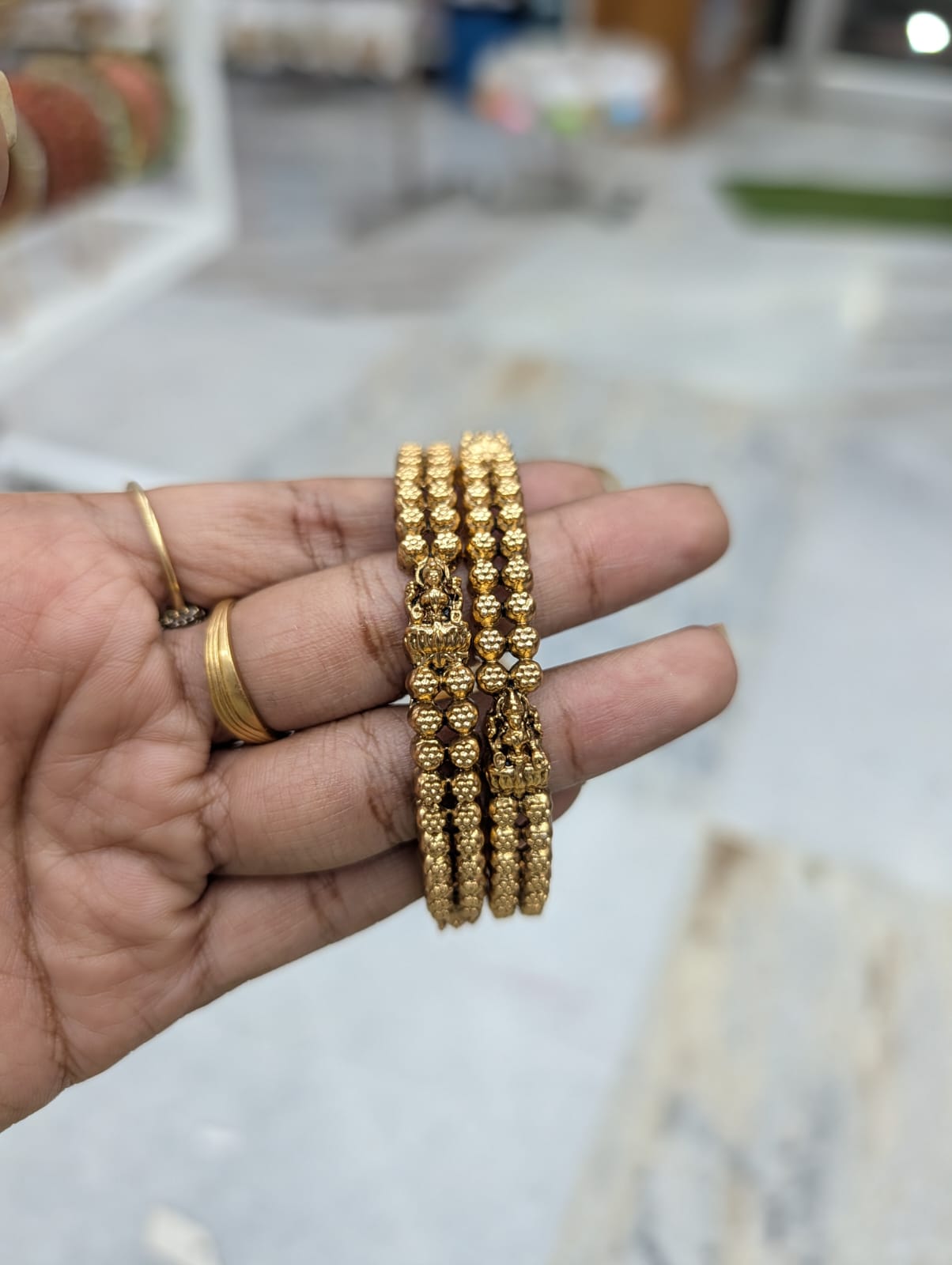 Oxidised Bangle White With Black (JBAN08)