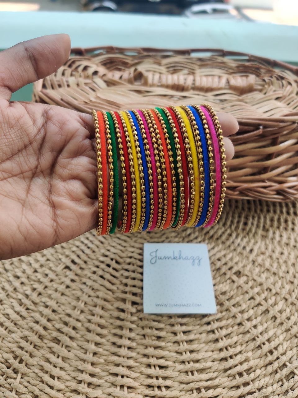 Multicolor bangle